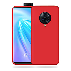 Silikon Hülle Handyhülle Ultra Dünn Flexible Schutzhülle 360 Grad Ganzkörper Tasche für Vivo Nex 3 5G Rot