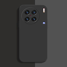 Silikon Hülle Handyhülle Ultra Dünn Flexible Schutzhülle 360 Grad Ganzkörper Tasche für Vivo X90 5G Schwarz