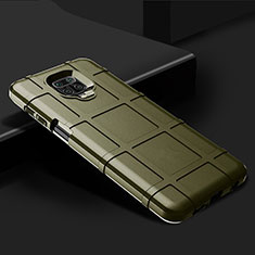 Silikon Hülle Handyhülle Ultra Dünn Flexible Schutzhülle 360 Grad Ganzkörper Tasche für Xiaomi Poco M2 Pro Grün