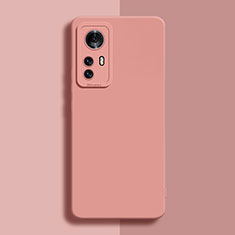 Silikon Hülle Handyhülle Ultra Dünn Flexible Schutzhülle 360 Grad Ganzkörper Tasche für Xiaomi Redmi Note 12S Rosa