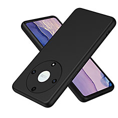 Silikon Hülle Handyhülle Ultra Dünn Flexible Schutzhülle 360 Grad Ganzkörper Tasche H01P für Huawei Honor Magic5 Lite 5G Schwarz