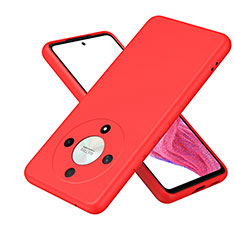 Silikon Hülle Handyhülle Ultra Dünn Flexible Schutzhülle 360 Grad Ganzkörper Tasche H01P für Huawei Honor Magic6 Lite 5G Rot