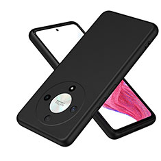 Silikon Hülle Handyhülle Ultra Dünn Flexible Schutzhülle 360 Grad Ganzkörper Tasche H01P für Huawei Honor Magic6 Lite 5G Schwarz