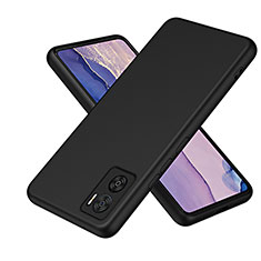 Silikon Hülle Handyhülle Ultra Dünn Flexible Schutzhülle 360 Grad Ganzkörper Tasche H01P für Motorola Moto E22i Schwarz