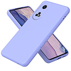 Silikon Hülle Handyhülle Ultra Dünn Flexible Schutzhülle 360 Grad Ganzkörper Tasche H01P für Oppo Reno8 T 4G Violett