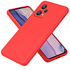 Silikon Hülle Handyhülle Ultra Dünn Flexible Schutzhülle 360 Grad Ganzkörper Tasche H01P für Realme 9 4G Rot