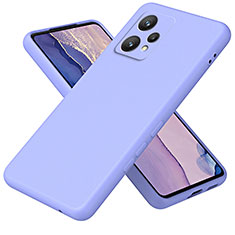 Silikon Hülle Handyhülle Ultra Dünn Flexible Schutzhülle 360 Grad Ganzkörper Tasche H01P für Realme 9 4G Violett