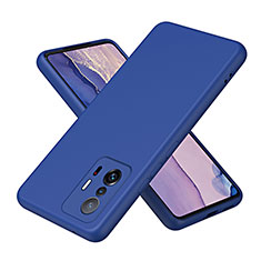 Silikon Hülle Handyhülle Ultra Dünn Flexible Schutzhülle 360 Grad Ganzkörper Tasche H01P für Xiaomi Mi 11T 5G Blau