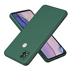 Silikon Hülle Handyhülle Ultra Dünn Flexible Schutzhülle 360 Grad Ganzkörper Tasche H01P für Xiaomi Redmi 9 India Grün