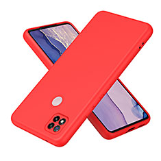 Silikon Hülle Handyhülle Ultra Dünn Flexible Schutzhülle 360 Grad Ganzkörper Tasche H01P für Xiaomi Redmi 9 India Rot