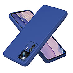 Silikon Hülle Handyhülle Ultra Dünn Flexible Schutzhülle 360 Grad Ganzkörper Tasche H01P für Xiaomi Redmi K50 Ultra 5G Blau