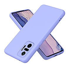 Silikon Hülle Handyhülle Ultra Dünn Flexible Schutzhülle 360 Grad Ganzkörper Tasche H01P für Xiaomi Redmi Note 10 Pro Max Violett