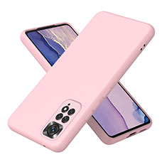 Silikon Hülle Handyhülle Ultra Dünn Flexible Schutzhülle 360 Grad Ganzkörper Tasche H01P für Xiaomi Redmi Note 11 4G (2022) Rosegold