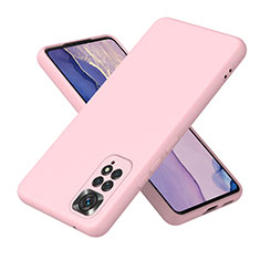 Silikon Hülle Handyhülle Ultra Dünn Flexible Schutzhülle 360 Grad Ganzkörper Tasche H01P für Xiaomi Redmi Note 11 Pro 4G Rosegold