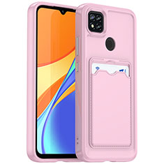 Silikon Hülle Handyhülle Ultra Dünn Flexible Schutzhülle 360 Grad Ganzkörper Tasche HD1 für Xiaomi POCO C31 Rosegold