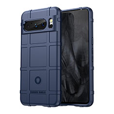 Silikon Hülle Handyhülle Ultra Dünn Flexible Schutzhülle 360 Grad Ganzkörper Tasche J01S für Google Pixel 8 Pro 5G Blau