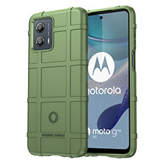 Silikon Hülle Handyhülle Ultra Dünn Flexible Schutzhülle 360 Grad Ganzkörper Tasche J01S für Motorola Moto G53 5G Grün