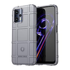 Silikon Hülle Handyhülle Ultra Dünn Flexible Schutzhülle 360 Grad Ganzkörper Tasche J01S für Realme 9 Pro 5G Grau