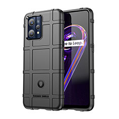 Silikon Hülle Handyhülle Ultra Dünn Flexible Schutzhülle 360 Grad Ganzkörper Tasche J01S für Realme 9 Pro+ Plus 5G Schwarz