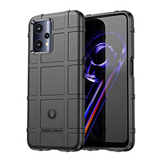 Silikon Hülle Handyhülle Ultra Dünn Flexible Schutzhülle 360 Grad Ganzkörper Tasche J01S für Realme Q5 5G Schwarz