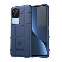 Silikon Hülle Handyhülle Ultra Dünn Flexible Schutzhülle 360 Grad Ganzkörper Tasche J01S für Xiaomi Redmi K50 Pro 5G Blau