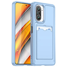 Silikon Hülle Handyhülle Ultra Dünn Flexible Schutzhülle 360 Grad Ganzkörper Tasche J02S für Xiaomi Mi 11X Pro 5G Blau