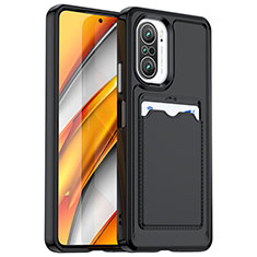 Silikon Hülle Handyhülle Ultra Dünn Flexible Schutzhülle 360 Grad Ganzkörper Tasche J02S für Xiaomi Redmi K40 Pro+ Plus 5G Schwarz