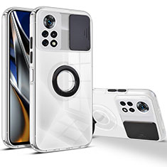 Silikon Hülle Handyhülle Ultra Dünn Flexible Schutzhülle 360 Grad Ganzkörper Tasche MJ1 für Xiaomi Redmi Note 11E Pro 5G Schwarz