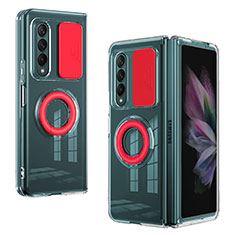 Silikon Hülle Handyhülle Ultra Dünn Flexible Schutzhülle 360 Grad Ganzkörper Tasche MJ2 für Samsung Galaxy Z Fold3 5G Rot