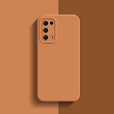 Silikon Hülle Handyhülle Ultra Dünn Flexible Schutzhülle 360 Grad Ganzkörper Tasche S01 für Oppo A93 5G Orange