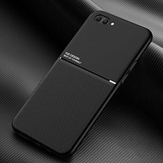 Silikon Hülle Handyhülle Ultra Dünn Flexible Schutzhülle 360 Grad Ganzkörper Tasche S01 für Oppo AX5 Schwarz