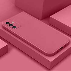 Silikon Hülle Handyhülle Ultra Dünn Flexible Schutzhülle 360 Grad Ganzkörper Tasche S01 für Samsung Galaxy A04s Pink
