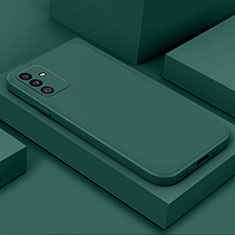 Silikon Hülle Handyhülle Ultra Dünn Flexible Schutzhülle 360 Grad Ganzkörper Tasche S01 für Samsung Galaxy A13 5G Nachtgrün