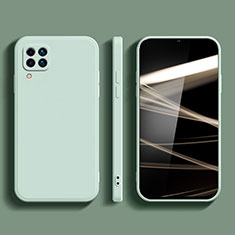 Silikon Hülle Handyhülle Ultra Dünn Flexible Schutzhülle 360 Grad Ganzkörper Tasche S01 für Samsung Galaxy A22 4G Minzgrün