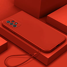 Silikon Hülle Handyhülle Ultra Dünn Flexible Schutzhülle 360 Grad Ganzkörper Tasche S01 für Samsung Galaxy A23 4G Rot