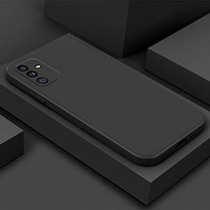 Silikon Hülle Handyhülle Ultra Dünn Flexible Schutzhülle 360 Grad Ganzkörper Tasche S01 für Samsung Galaxy A82 5G Schwarz