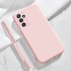 Silikon Hülle Handyhülle Ultra Dünn Flexible Schutzhülle 360 Grad Ganzkörper Tasche S01 für Samsung Galaxy M13 4G Rosa