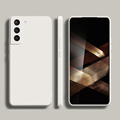 Silikon Hülle Handyhülle Ultra Dünn Flexible Schutzhülle 360 Grad Ganzkörper Tasche S01 für Samsung Galaxy S24 5G Weiß