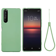 Silikon Hülle Handyhülle Ultra Dünn Flexible Schutzhülle 360 Grad Ganzkörper Tasche S01 für Sony Xperia 5 IV Grün