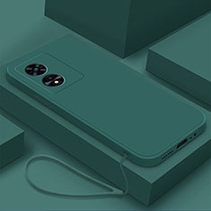 Silikon Hülle Handyhülle Ultra Dünn Flexible Schutzhülle 360 Grad Ganzkörper Tasche S02 für Oppo A1x 5G Grün