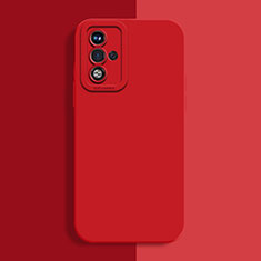 Silikon Hülle Handyhülle Ultra Dünn Flexible Schutzhülle 360 Grad Ganzkörper Tasche S02 für Oppo A93s 5G Rot