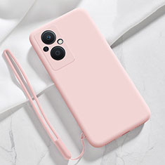 Silikon Hülle Handyhülle Ultra Dünn Flexible Schutzhülle 360 Grad Ganzkörper Tasche S02 für Oppo F21 Pro 5G Rosa