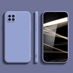 Silikon Hülle Handyhülle Ultra Dünn Flexible Schutzhülle 360 Grad Ganzkörper Tasche S02 für Samsung Galaxy A12 5G Hellblau