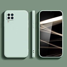Silikon Hülle Handyhülle Ultra Dünn Flexible Schutzhülle 360 Grad Ganzkörper Tasche S02 für Samsung Galaxy A12 5G Minzgrün