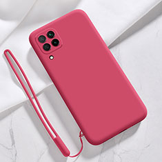 Silikon Hülle Handyhülle Ultra Dünn Flexible Schutzhülle 360 Grad Ganzkörper Tasche S02 für Samsung Galaxy F22 4G Pink