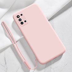 Silikon Hülle Handyhülle Ultra Dünn Flexible Schutzhülle 360 Grad Ganzkörper Tasche S02 für Samsung Galaxy F52 5G Rosa