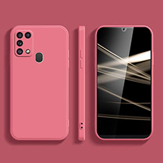 Silikon Hülle Handyhülle Ultra Dünn Flexible Schutzhülle 360 Grad Ganzkörper Tasche S02 für Samsung Galaxy M31 Prime Edition Pink