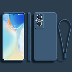 Silikon Hülle Handyhülle Ultra Dünn Flexible Schutzhülle 360 Grad Ganzkörper Tasche S03 für Oppo F21s Pro 5G Blau