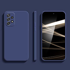 Silikon Hülle Handyhülle Ultra Dünn Flexible Schutzhülle 360 Grad Ganzkörper Tasche S03 für Samsung Galaxy A13 4G Blau