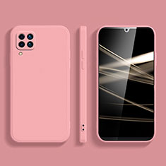 Silikon Hülle Handyhülle Ultra Dünn Flexible Schutzhülle 360 Grad Ganzkörper Tasche S03 für Samsung Galaxy A42 5G Rosa